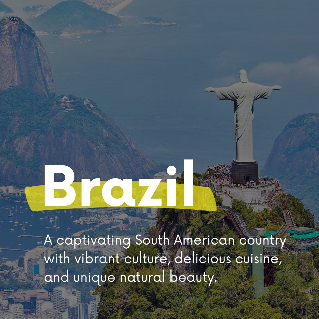 iamjekol's tweet image. Brazil is one of the largest countries in South America, with a population of 210 million and an area of 8.5 million square kilometers. Its capital is Brasília, and the largest city is Sao Paulo.