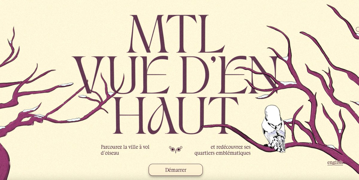 « MTL vue d'en haut », le plus récent projet élaboré par l’équipe créative de notre Lab, a été récompensé aujourd’hui par le <a href="/fwa/">FWA 🏅</a>  comme « Site du jour ». Plongez dans la magie de cette expérience numérique interactive: montreal.leeroy.ca