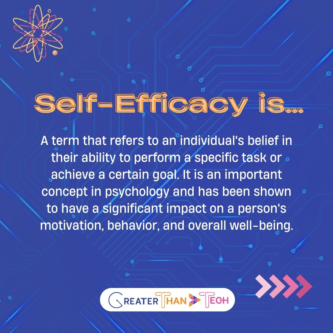greaterthantech's tweet photo. Self-efficacy is the belief in your power to conquer tasks and achieve dreams.💡 GTT can help increase your self-efficacy so you can break limiting beliefs in what you can achieve in STEM and entrepreneurship! 🚀  🌟
#stem #stemeducation #stemactivites #technologyforkids https://t.co/y5ncaX0yK7