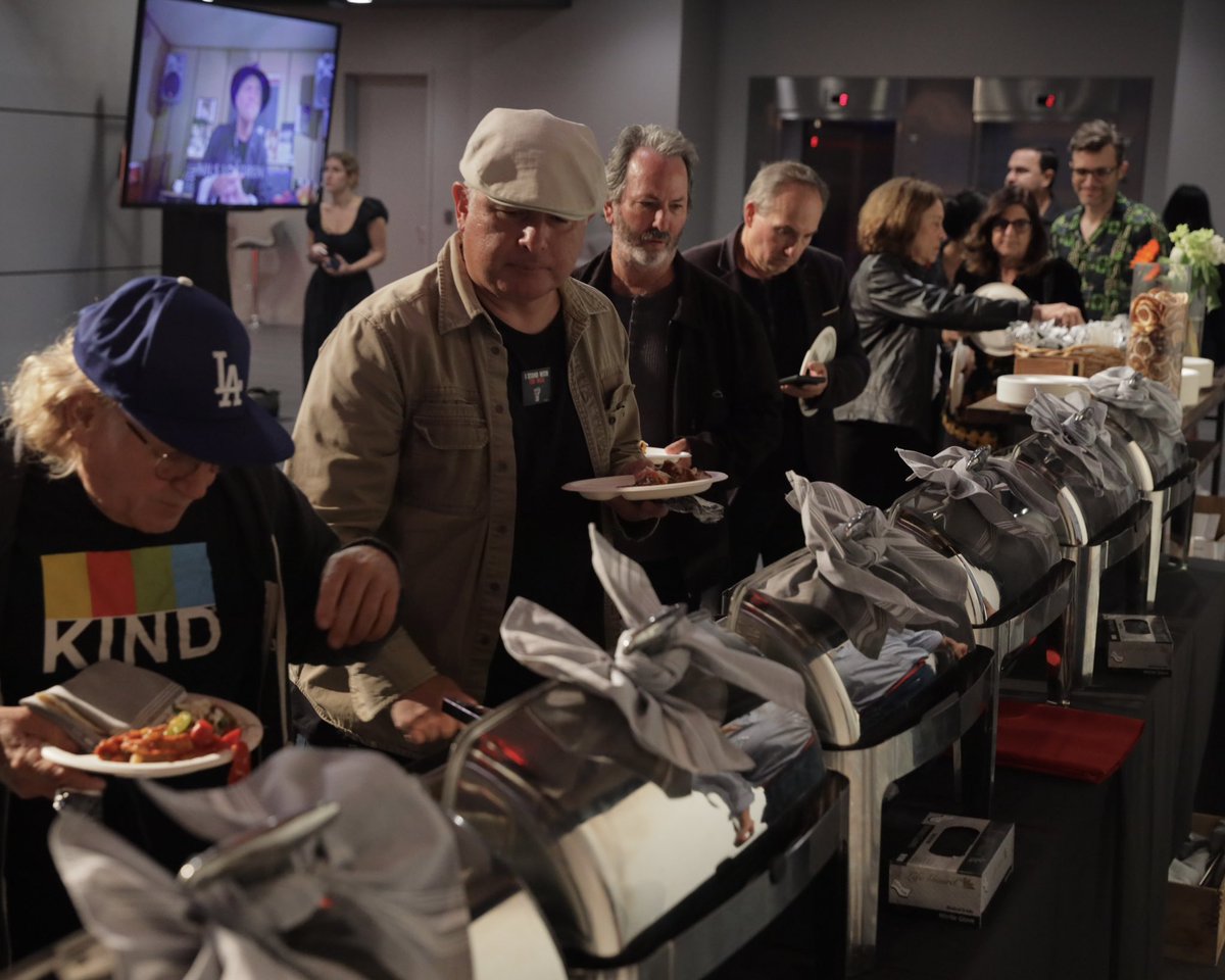 Our #Roxy50 exhibit is now open at the #GRAMMYMuseum! 🎶 Last night, we celebrated its opening with a panel discussion, rooftop reception, and special guests like the club's owner #LouAdler! Learn about @theroxy's legendary history by getting tickets at grm.my/3NmnkWj