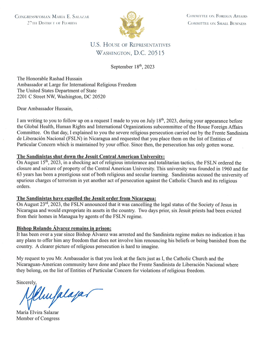 Rep. María Elvira Salazar tweet media