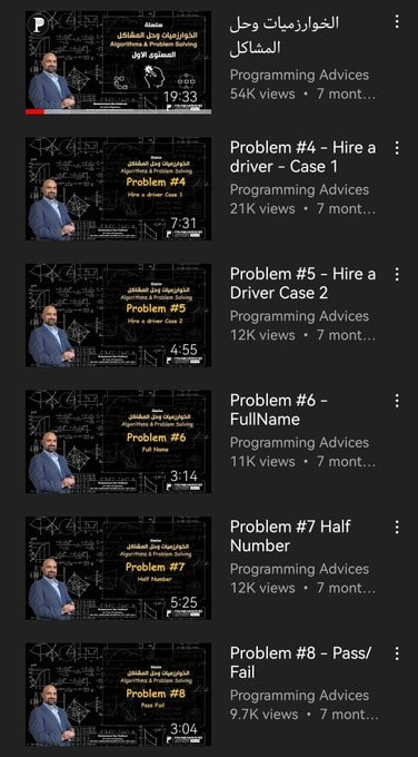 EngGhram's tweet image. 🌀كورس كامل لشرح #الخوارزميات
youtube.com/playlist?list=…
🌀كورس كامل لشرح تراكيب البيانات #Data_Structures
youtube.com/playlist?list=…