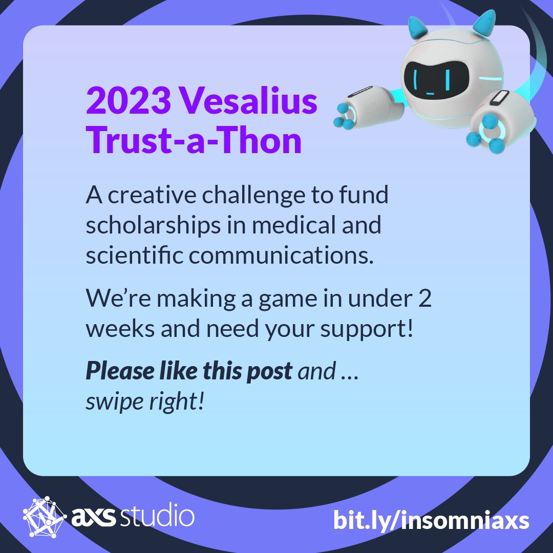 TrustVesalius's tweet photo. Meet Team InsomniAXS! ☕
Show support by liking their work and helping them raise funds! 
https://t.co/rGSCNR5bTi

#vesaliustrust #trustathon2023 #scholarship #charity #fundraiser #sciviz https://t.co/19mEjVIQEF