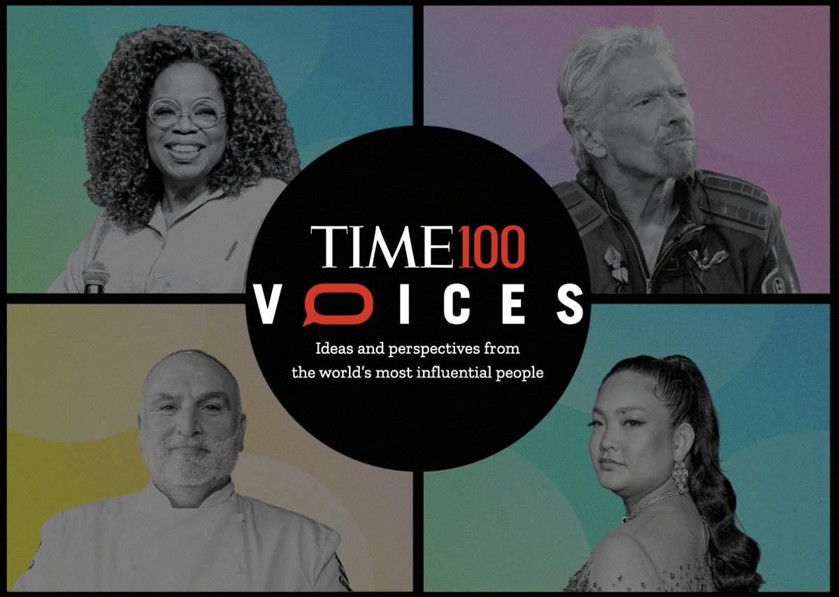 Today, @TIME unveils TIME100 Voices, a new editorial platform that brings the ideas and perspectives of the world’s most influential people to TIME’s global audience. TIME100 Voices debuts with a collection of new editorials, including: - @chefjoseandres on local solutions to…