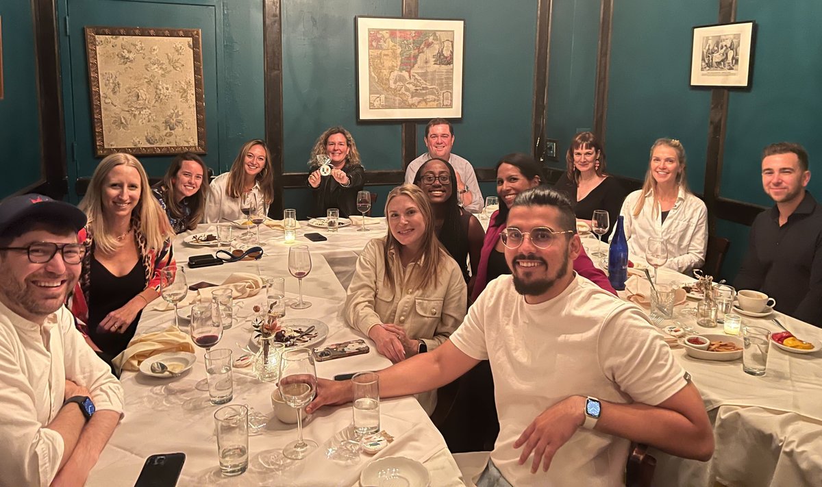Following a fantastic #NYCsummit (congrats again <a href="/PrimaryVC/">Primary</a>), we hosted a dinner with VCs and founders for some networking beyond the 'typical pitching.'

Many thanks to our friends from <a href="/FounderShield/">Founder Shield</a> for sponsoring the event!
