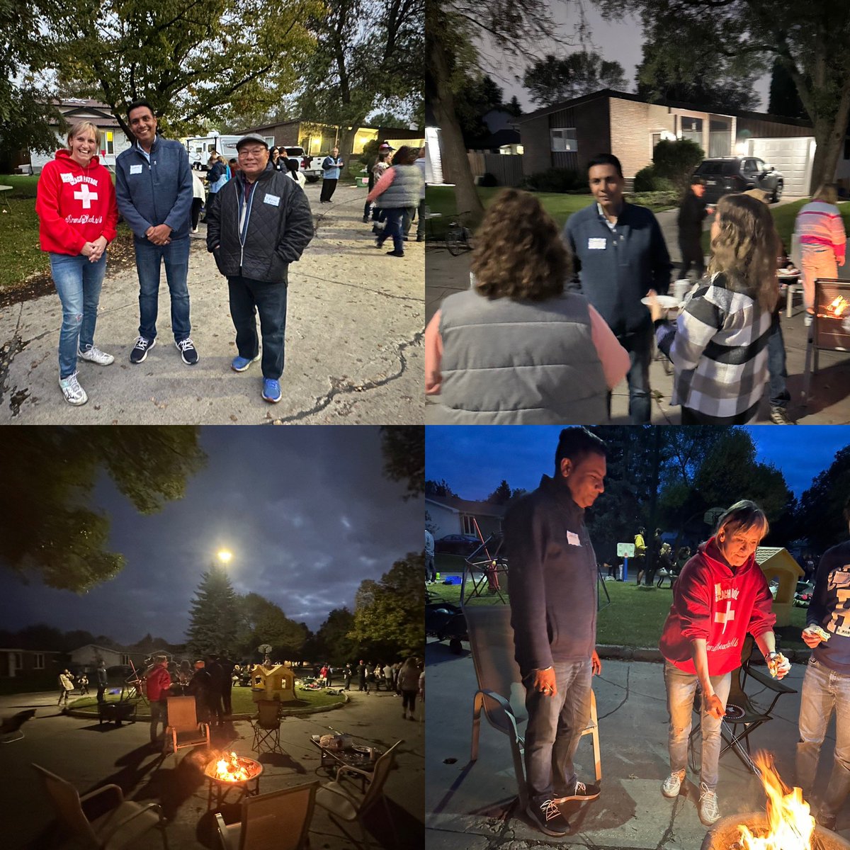 Joined Ft. Richmond residents at their neighbourhood gathering. Beautiful night with bonfire, s’mores, entertainment for kids/teens, &amp; a wonderful assortment of delicious food. We all had a mission in common; to make Ft. Richmond more vibrant, united, safe and thriving!

#mbpoli