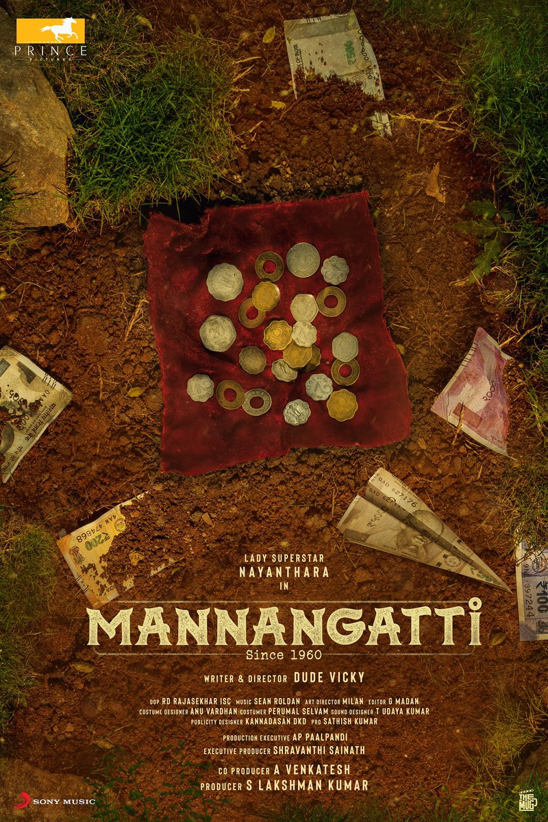 BOCIndia's tweet photo. #Nayanthara's new film is titled #Mannangatti: Since 1960! #DudeVicky directorial, produced by #SLakshmanKumar [#PrincePictures]. Filming begins soon... #MannangattiSince1960 https://t.co/daIMDSvaAf
