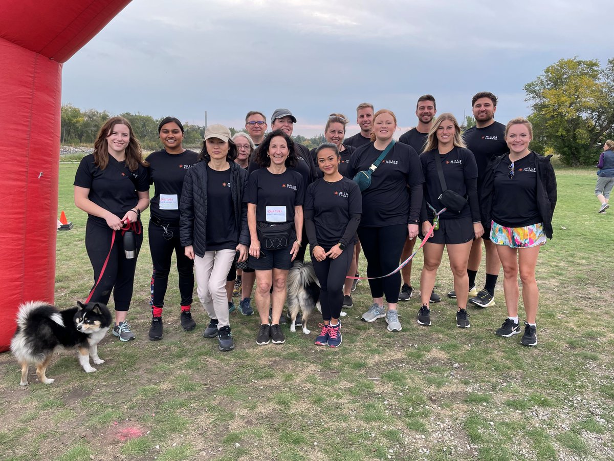 MillerThomson's tweet photo. Members of Miller Thomson's Calgary Office had the opportunity to participate in the annual Terry Fox Run yesterday. Our team is proud of both the funds and awareness that they raised! It’s always great to give back and support our community. https://t.co/s4K4cPr4gL