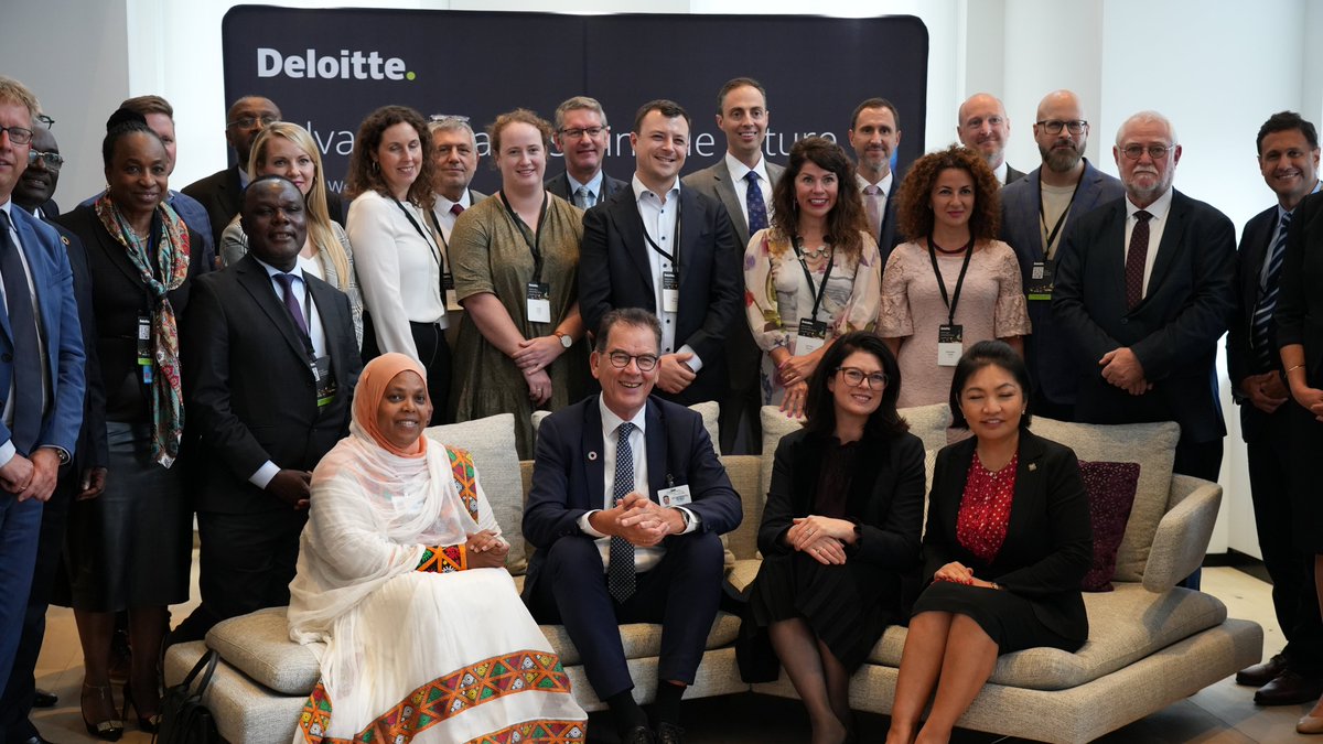 Thanks to @deloitte for hosting this event on food supply chains!  
Alarmism won’t help us. We must talk about solutions!  The world has the knowledge & money to achieve the #SDGs  
Must act now & create win-win situations for business & developing countries  #ThoughtforFood