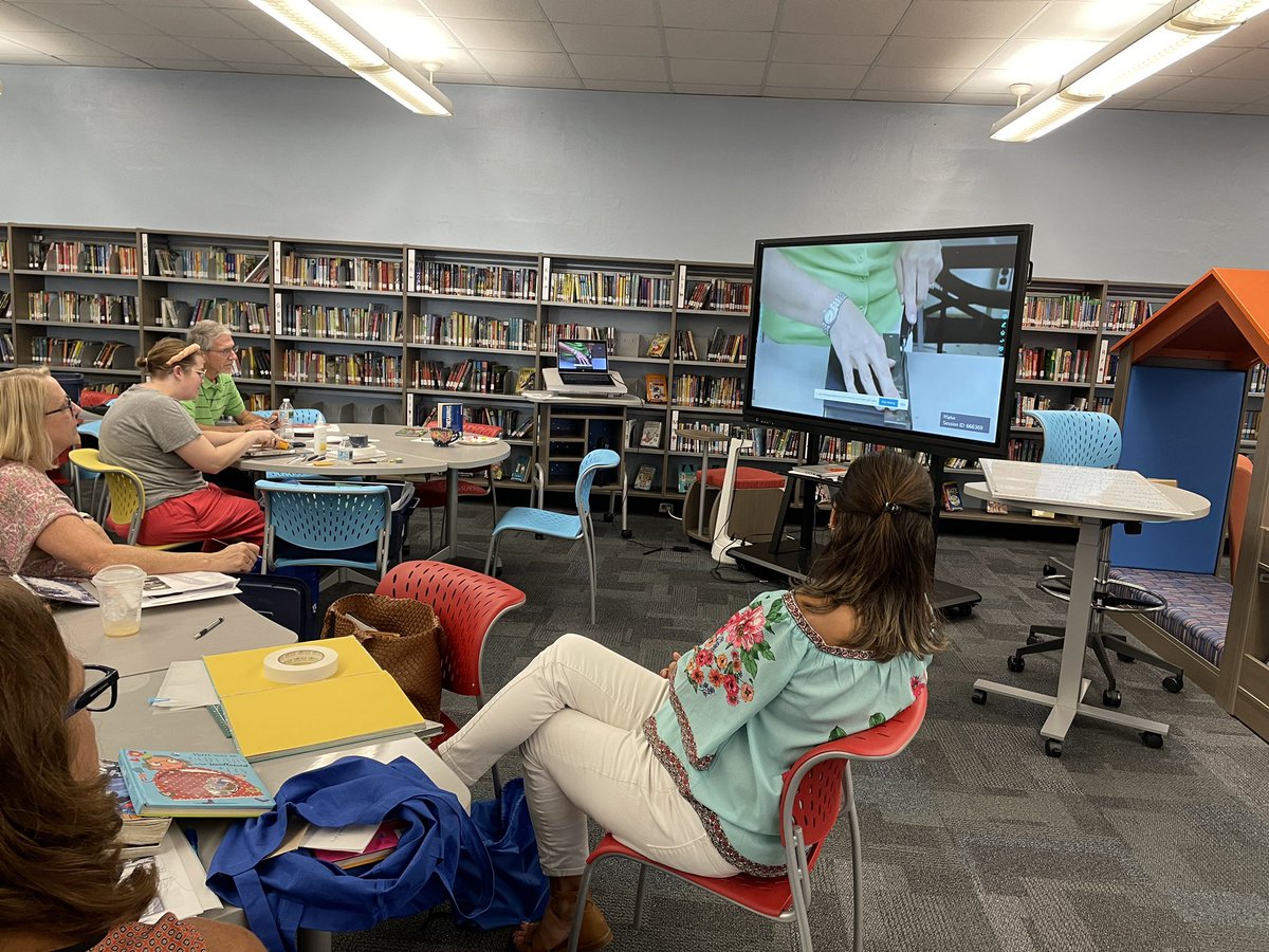 CenterDunbar's tweet photo. Thank you @Hillsedufnd! Area 1 media specialists had the best-ever PLC today as we learned about our book repair kits and practiced on some well-loved books! #hubofschool #bookrepair #repair #librarybooks https://t.co/NJ3X5QQjpW
