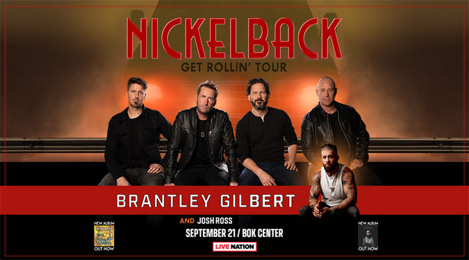 edgetulsa's tweet photo. Catch Nickelback performing live at the @BOKCenter on Thursday, September 21st! Secure your tickets today! π€πΈ #NickelbackLive #BOKCenterConcert https://t.co/FRMjh7FsG3 https://t.co/jzeYylqncw
