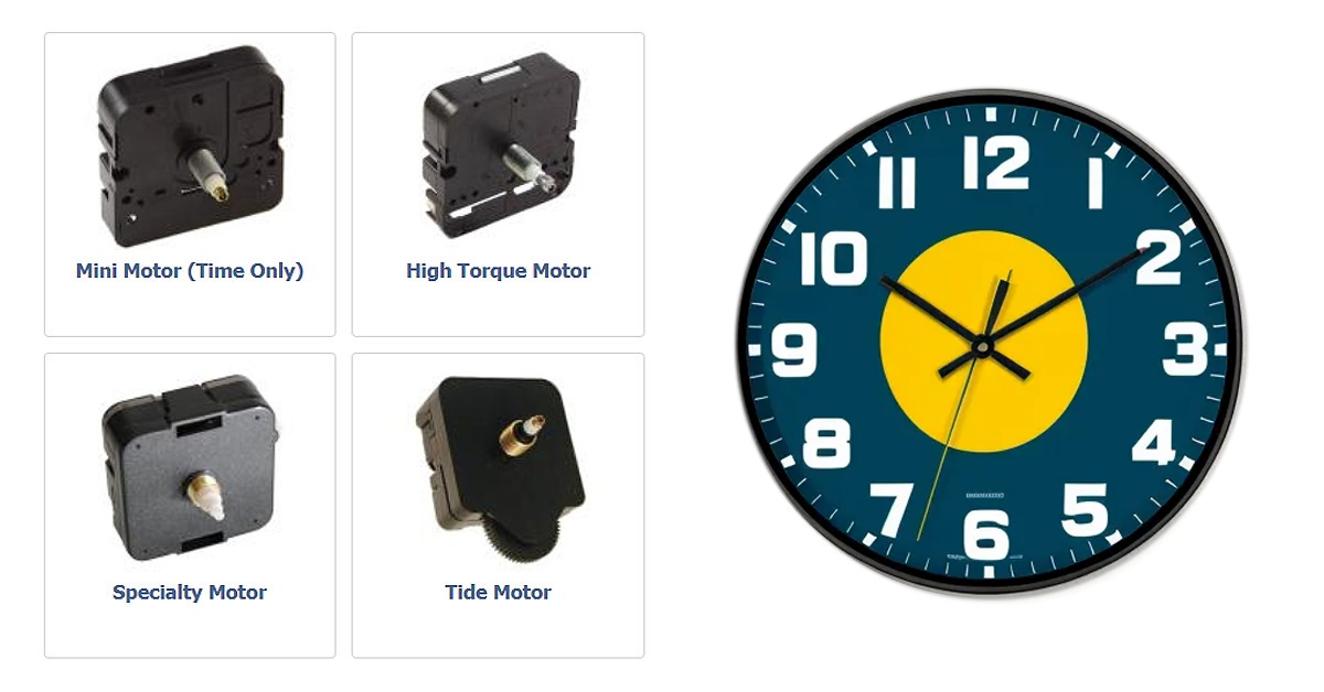 ClockPartsCom's tweet image. Discover a wide variety of #ClockMovements at ClockParts.com! Whether it's Mini AA Battery or High Torque Quartz Pendulum options, we've got you covered. Plus, don't miss our Daylight Saving Motors with auto set for hassle-free adjustments! #ClockDesign #ClockRepair