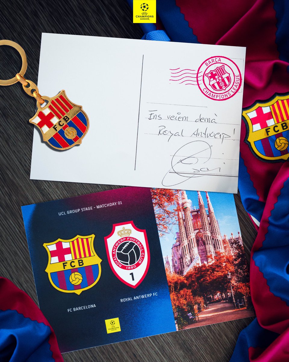 FCBarcelona_es's tweet photo. ¡Nos vemos mañana, @official_rafc! 👋 https://t.co/KgwPmlJqcf