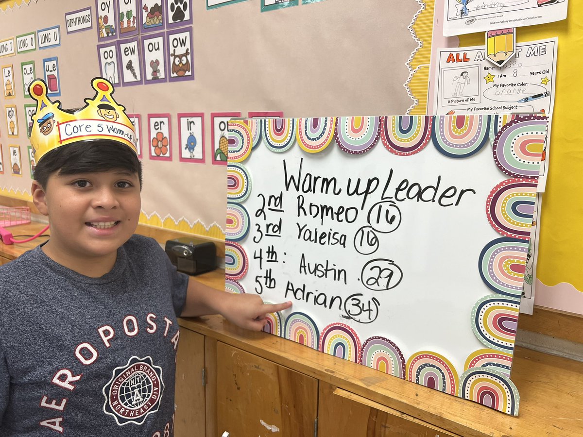 Bronco Core 5 Warm-Up Leaders! 👑<a href="/RooseveltBronc1/">Roosevelt Broncos</a> <a href="/Dchattypatty/">Denise</a> <a href="/salflores10/">Sal Flores</a> <a href="/McAllenISD/">McAllen ISD</a>