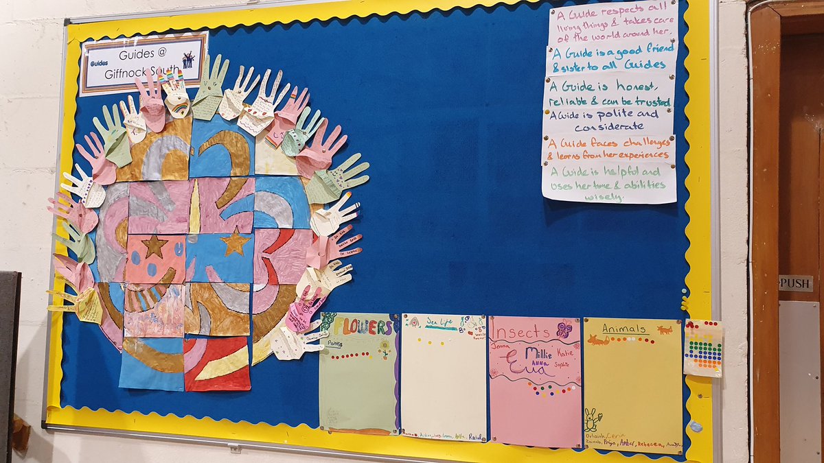 Bboop259's tweet photo. A new year at guides means a new board layout. Can't wait to add to it over the year till is stuffed with fun, adventure and joy. https://t.co/oJViATZikb