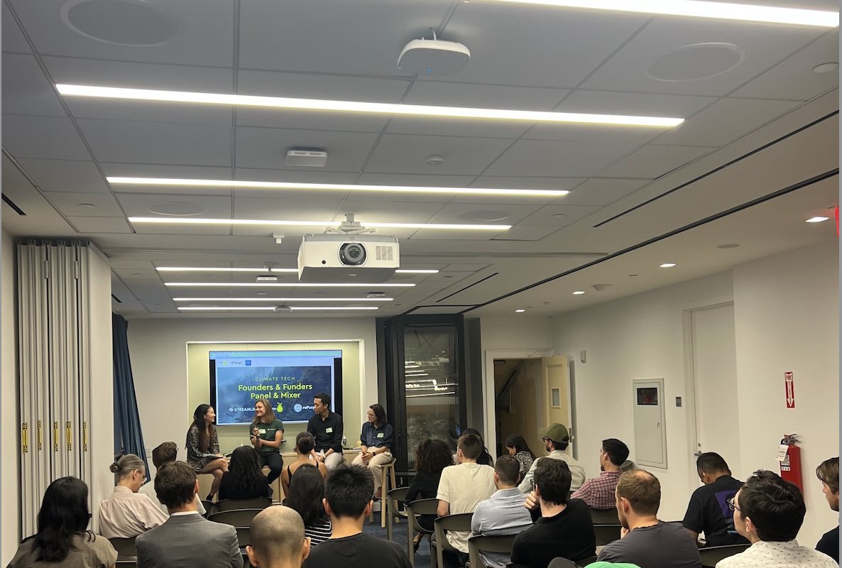 @PearVC was so excited to host an event for Climate Funders and Founders at @NYLVentures office featuring @HelenaMerk, CEO and Founder of @Streamclimate, @PHjemdahl, CIO and Founder of @rePurposeGlobal, and my Managing Partner @MarHershenson of @pearvc. Shoutout to Laura Wright