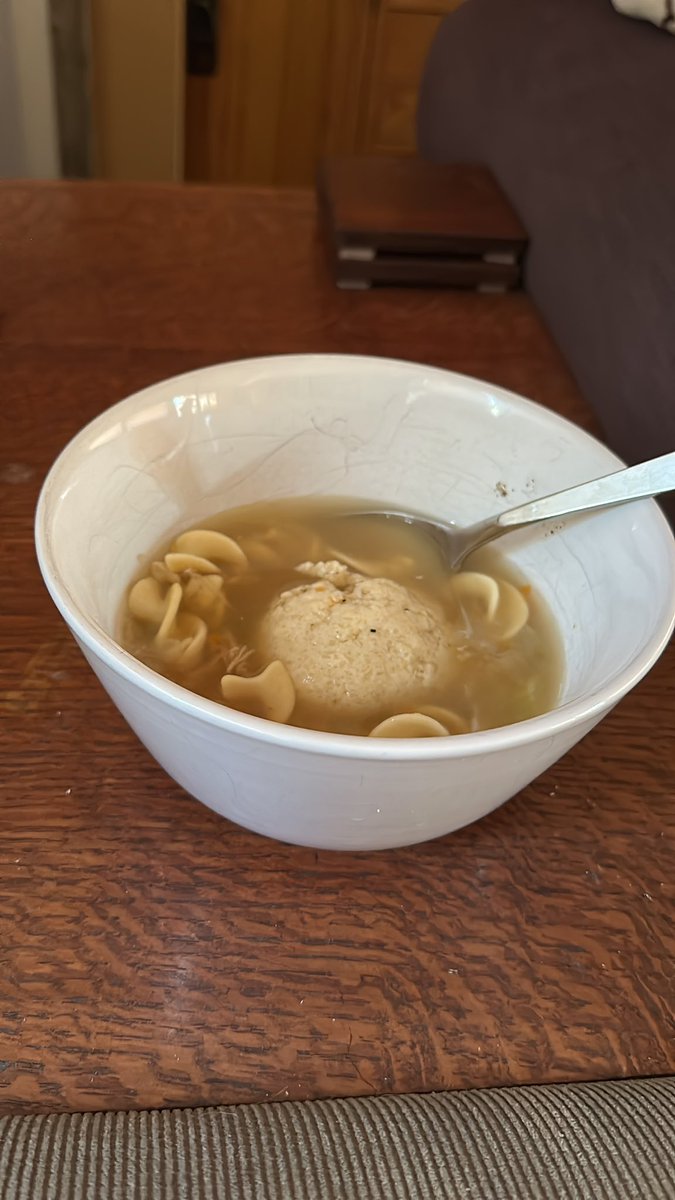 Matzoh ball soup from D'Bronx deli may not cure Covid, but it sure does come close.