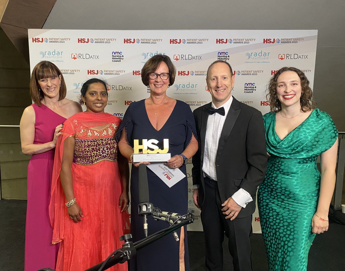 Can quite believe it. We won…
#HSJpatientsafety