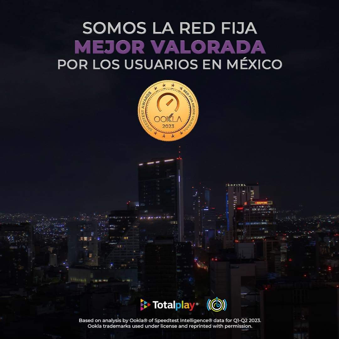 ruidoblancofm's tweet photo. Reconocida como la mejor red fija y mejor valorada, @totalplaymx es líder mundial en pruebas de rendimiento de internet 🚀👏🏼
Nosotros hacemos #RuidoConTotalplay teniendo la mejor velocidad para llevarles todo nuestro contenido 🫰🏽😎
#ElRuidoNoDejaDe9ulsar 🫀 https://t.co/ZDHEI2zSAj