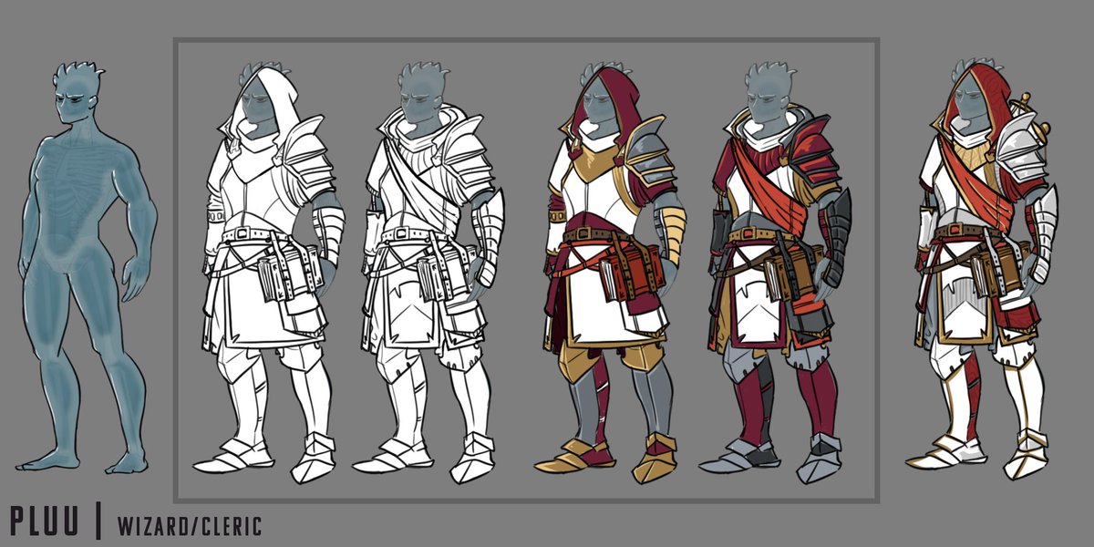 Octopple's tweet photo. Sketched a couple Lorehold/Witherbloom clothing designs that people might like? ๐คทโโ๏ธ
#DnD #digitalart #drawing #art #DungeonsAndDragons #Strixhaven #lorehold #witherbloom https://t.co/bXJ7PaL6ZN