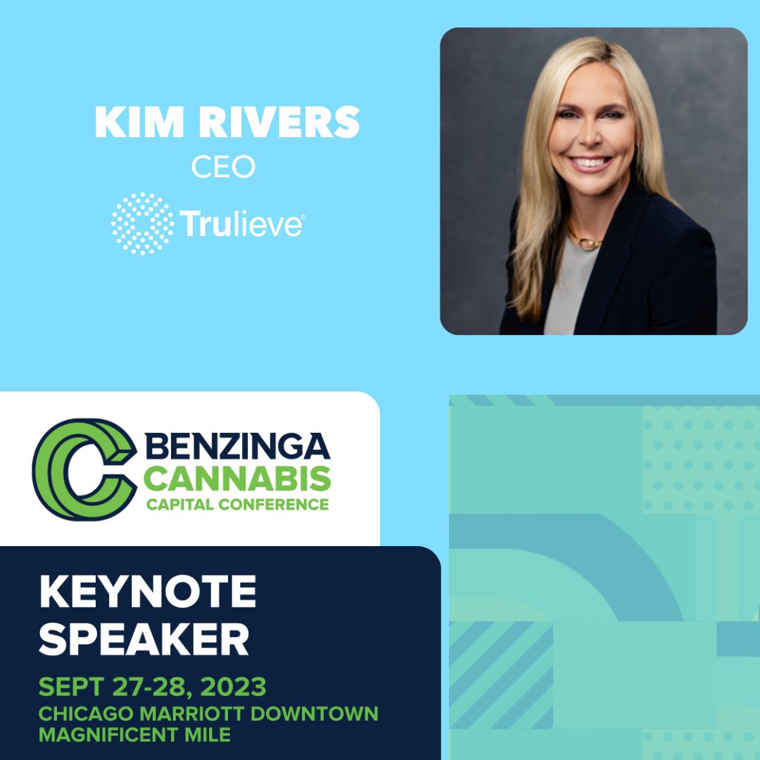 Trulieve's tweet image. 🌿Exciting news! Trulieve's CEO Kim Rivers, Board Member Susan Thronson, &amp;amp; Director of Digital Marketing Iram Cesani will be speaking at the prestigious @BzCannabis Conference Sept 27-28th. 
🎙️We're excited to connect &amp;amp; exchange industry insights. 
#Benzinga #cannabisindustry