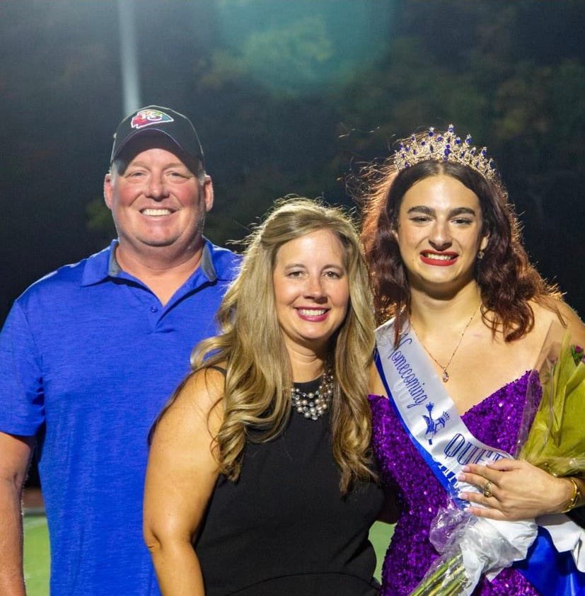 EndWokeness's tweet photo. This biological male was just crowned the homecoming queen of Oak Park https://t.co/bW5A6iZj43