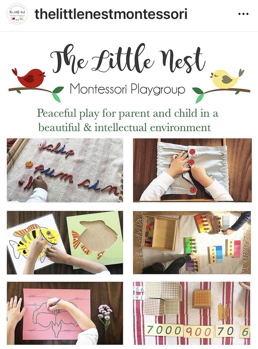 Montessori Playgroup in #Durham region thelittlenestmontessori.com