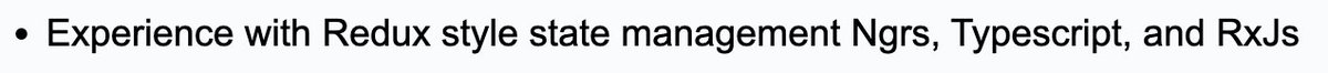 Companies: We can't find any @Angular engineers that know NgRx ...

Also Companies: ...

🤷🏿‍♂️