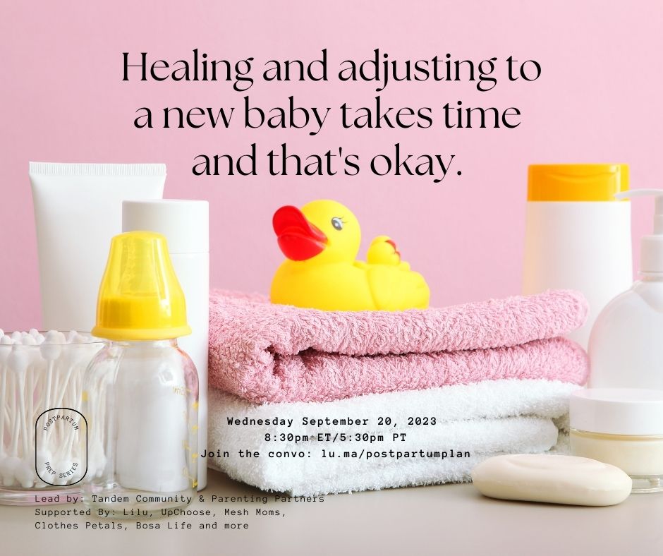 Join us in a conversation about postpartum wellness: lu.ma/postpartumplan
