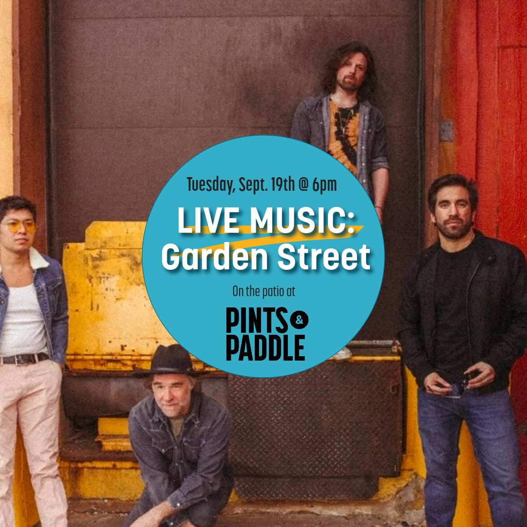 pintsandpaddle's tweet photo. Join us tomorrow, Tuesday 9/18 at 6pm for Garden Street band live on our patio! πΈ
Enjoy the nice weather, live music and sip with us πΉ
#livemusic #localband #pintsandpaddle #maplegrove #outdoorpatio https://t.co/Bi9T4AxTFb