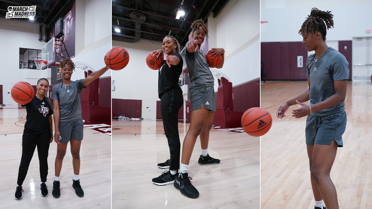 Taking notes from @tyesouthside 📝🏀 #NCAAWBB x @AggieWBB