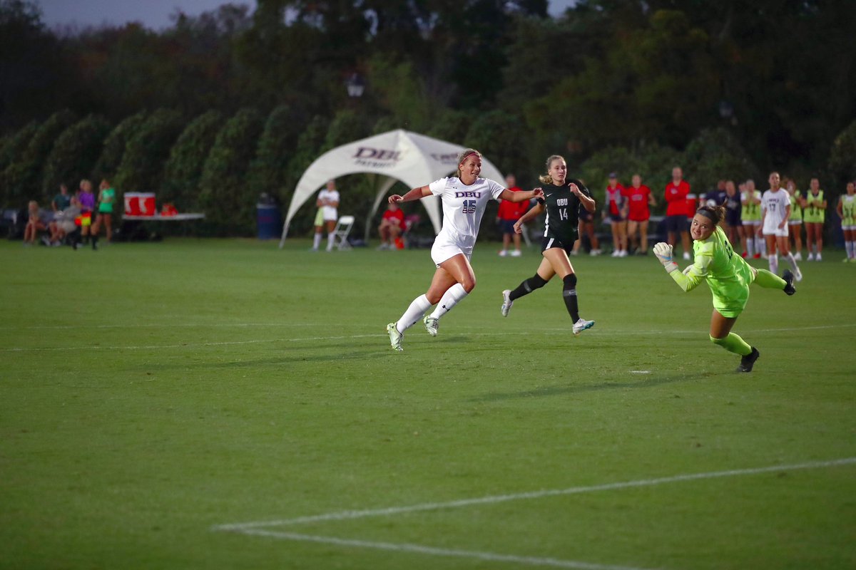 DBUWomensSoccer's tweet photo. That first collegiate goal feeling… 🤩

#Champions4Christ https://t.co/vFwYLAuHJ4