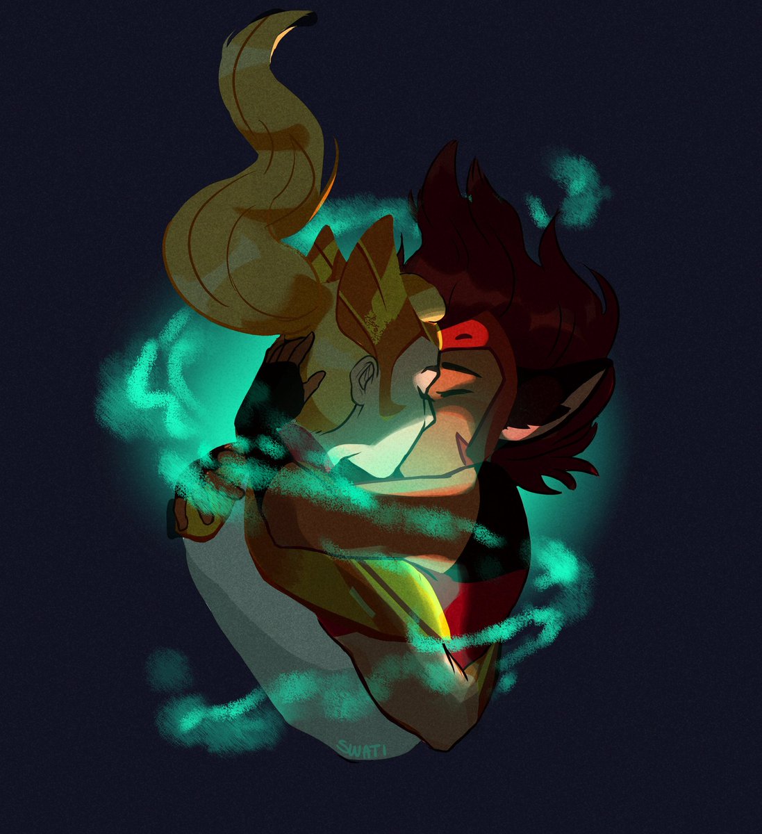 This is a very old piece but still very close to my heart ♥️

#shera #catradora