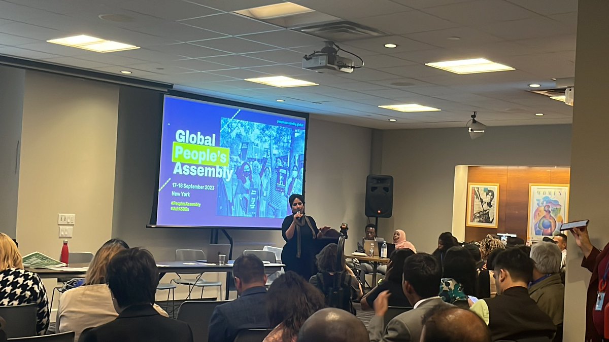 “The biggest challenge in our world is not extreme poverty.

It’s extreme wealth.”

Powerful words at the closing at #PeoplesAssembly #UNGA #SDGSummit #Act4SDGs