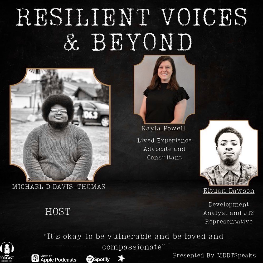 'Explore youth-led advocacy and data-driven change in foster care on Resilient Voices & Beyond Podcast. Join Kayla Powell & Eltuan Dawson for an inspiring journey! 🔊🌍 #YouthAdvocacy #FosterCarePolicy #DataDrivenChange #JourneyToSuccess #ResilientVoicesAndBeyond'