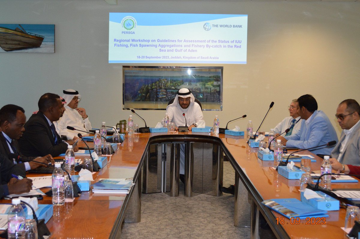 Fingilaa2's tweet photo. A Regional meeting Guidelines for Assessment of the Status of IUU Fishing, Fish Spawning Aggregations and Fishery By-catch in the Red Sea and Gulf of Aden 
at Jeddah, Saudi Arabia https://t.co/jUK119dXHp