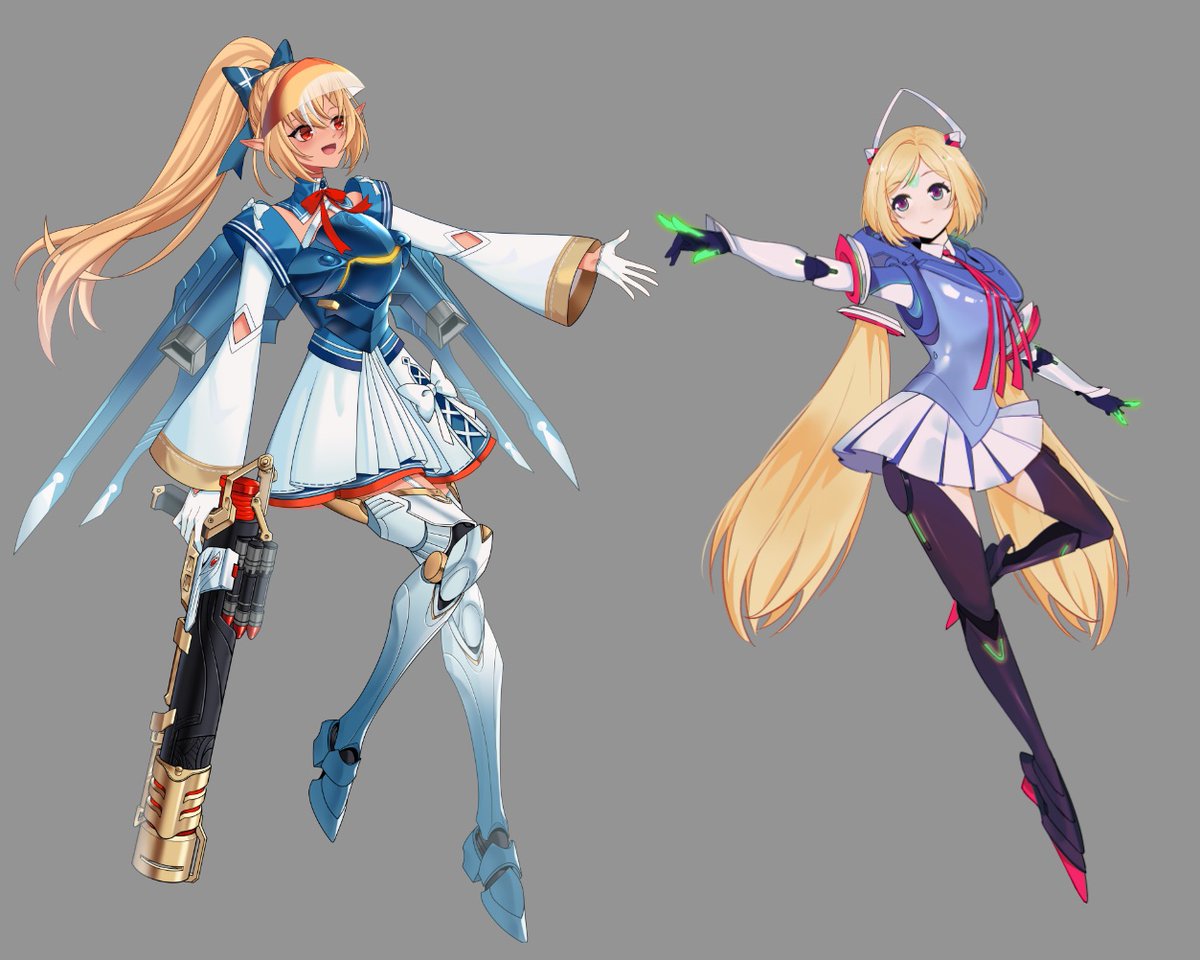 My 22nd and 23rd Hololive x Overwatch commissions, Aki Rosenthal as Echo and Shiranui Flare as Pharah! Aki/Echo by <a href="/silvertangtang/">Silver Tang</a>  and Flare/Pharah by <a href="/lovelessmiko/">Nyacifer</a> both from <a href="/NekotamaAnime/">Nekotama Anime</a> ! #hololive  #hololivefanart #Overwatch #HoloWatch #アロ絵　#しらぬえ