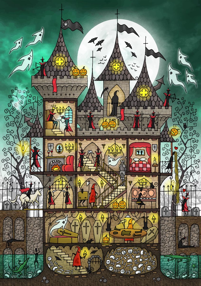 LordTruffington's tweet image. GM frens 🥳🚀 

This is @HamidSepehri7's "Castle of nightmares", aka Truffington Castle 👻😱