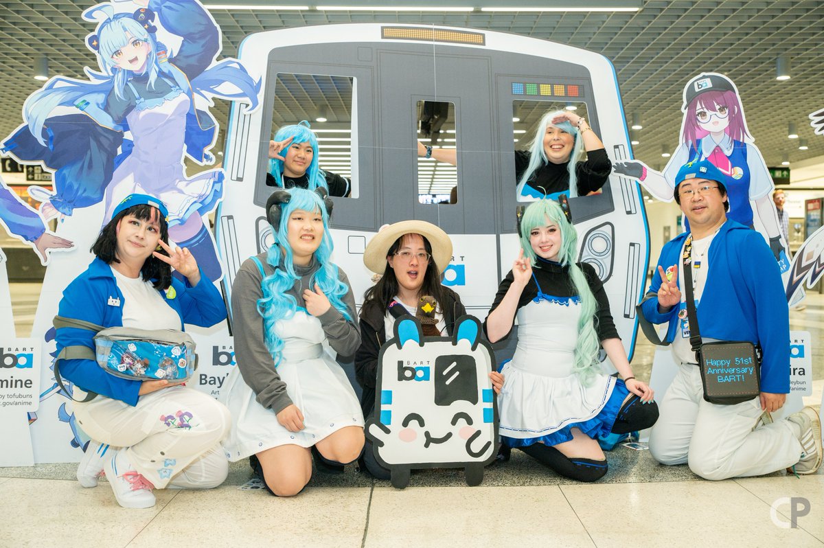 chrispang_prod's tweet photo. @SFBART held an event this weekend so a few cosplayers from around the bay came in to take on the mascot persona. It was a fun event and hope they host more Anime Mascot events.
#bart #sfbart #powellstation #bartanimemascots #bartmascot #bartbaylee #bartjasmine #bartmira #barty https://t.co/007JdgaM8A