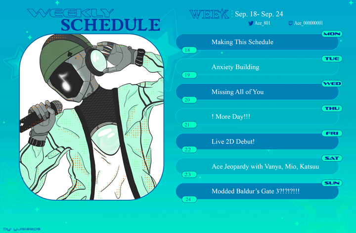Ace_000000001's tweet photo. This is the week everyone! Prepare your booty butts!!!! #vtuber #Envtuber #roboboi https://t.co/ILXxANRg85