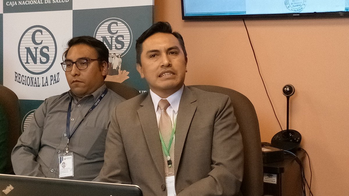 EverVargasL's tweet photo. #deÚltimo
Administrador de la Caja Regional de Salud de #LaPaz, Rubén Mamani desmiente la falta de medicamentos en los policlínicos e informa que existe un abastecimiento del 91%. Ante el anuncio del paro para este martes, garantizó la atención a los asegurados. https://t.co/9VKfBa2VpT