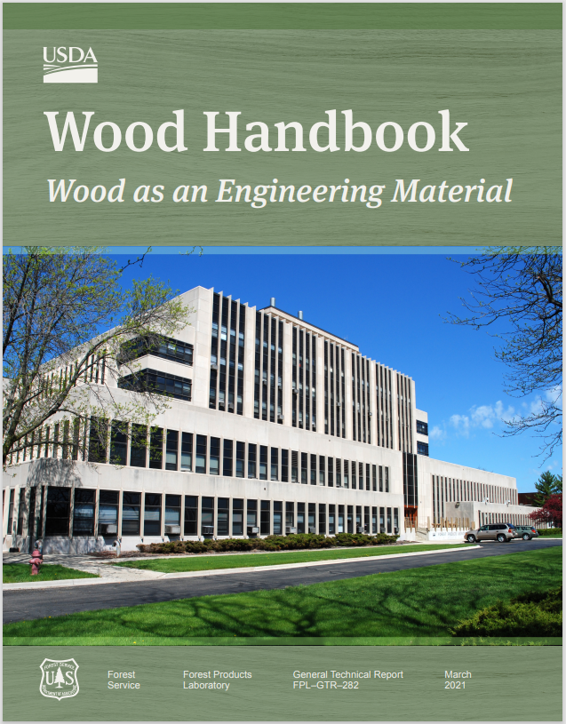 fsWoodLab's tweet photo. The Wood Handbook: Wood as an Engineering Material is the result of the Lab’s research starting as a popular publication in 1935. It has been updated seven times! Click here to get the latest edition: https://t.co/esySkywIpt #ForestProductsLab https://t.co/0bImd8A0XA