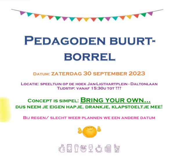 Buurtborrel: 30 september dlvr.it/SwJ1D7