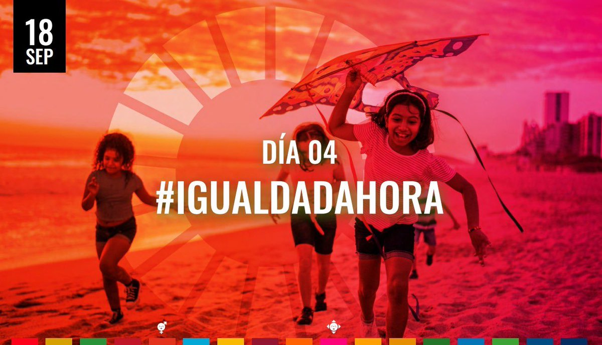 Día 04 #IgualdadAhora  

Hoy más que nunca debemos estar #UnidosParaActuar y alcanzar la #IgualdadAhora.

#IgualdadAhora #AcciónXODS #Act4SDGs #Agenda2030 #2030Agenda #ODS #SDGs #DécadadeAcción #UnidosParaActuar #CumbreODS