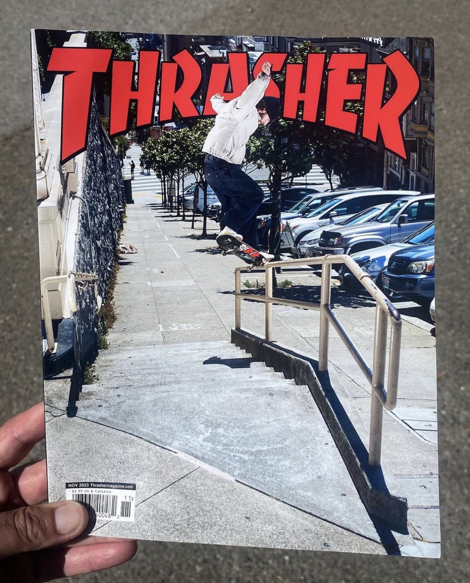 Cover Boy <a href="/milesilvas/">Milena Silva Sánchez</a> 🔥 
Just One Part of Most Elite Teams in Skateboarding <a href="/milesilvas/">Milena Silva Sánchez</a> Graces the Cover of the New <a href="/thrashermag/">Thrasher Magazine</a> With This Insane FS Crook into the Steep Slabs of Mason Street ⛰️

<a href="/primitiveskate/">Primitive Skate</a>
@primitiveapparel
@primitivecanada
📸 <a href="/danz/">Dan Zheng</a>