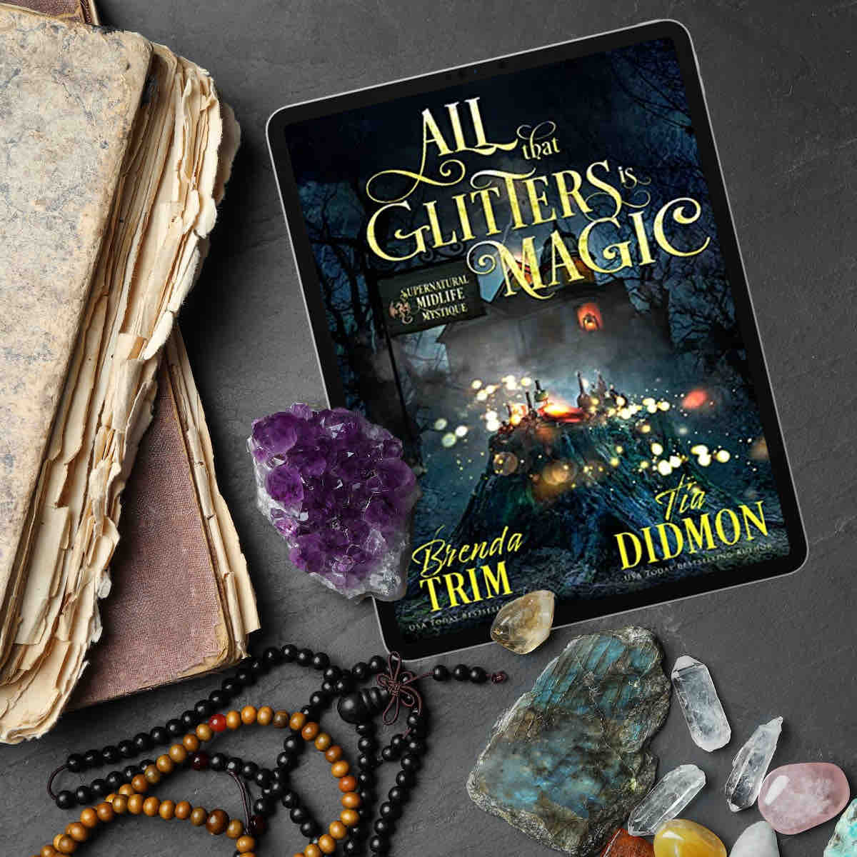 All That Glitters is Magic is out now and #free to read with #KindleUnlimited!

Universal: geni.us/AllThatGlitters

#booklaunch #newbooks #nowlive 
#paranormalwomensfiction #blogger #paranormalmystery #shroudednation #allthatglittersismagic #frominhere #womensfiction #bookish