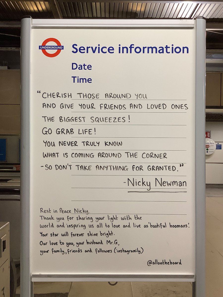 Rest in Peace Nicky Newman.
Thank you for sharing your light with the world and inspiring us all to love and live as 'bootiful hoomans'. Your star will forever shine bright.
Our love to you, your husband Mr.G, your family, friends and followers (Instagramily).