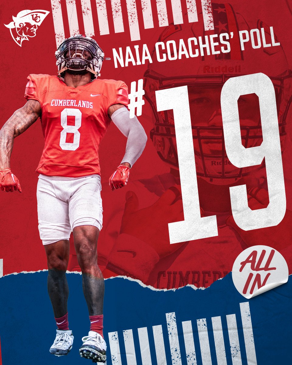 The Patriots are ranked in the latest NAIA Coaches' Poll for the first time since 2021!! 

Story: shorturl.at/hsJUX