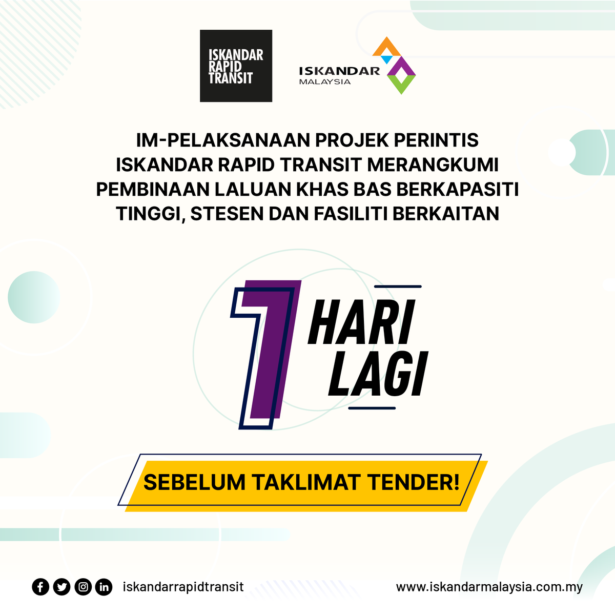 Iskandar Rapid Transit tweet media