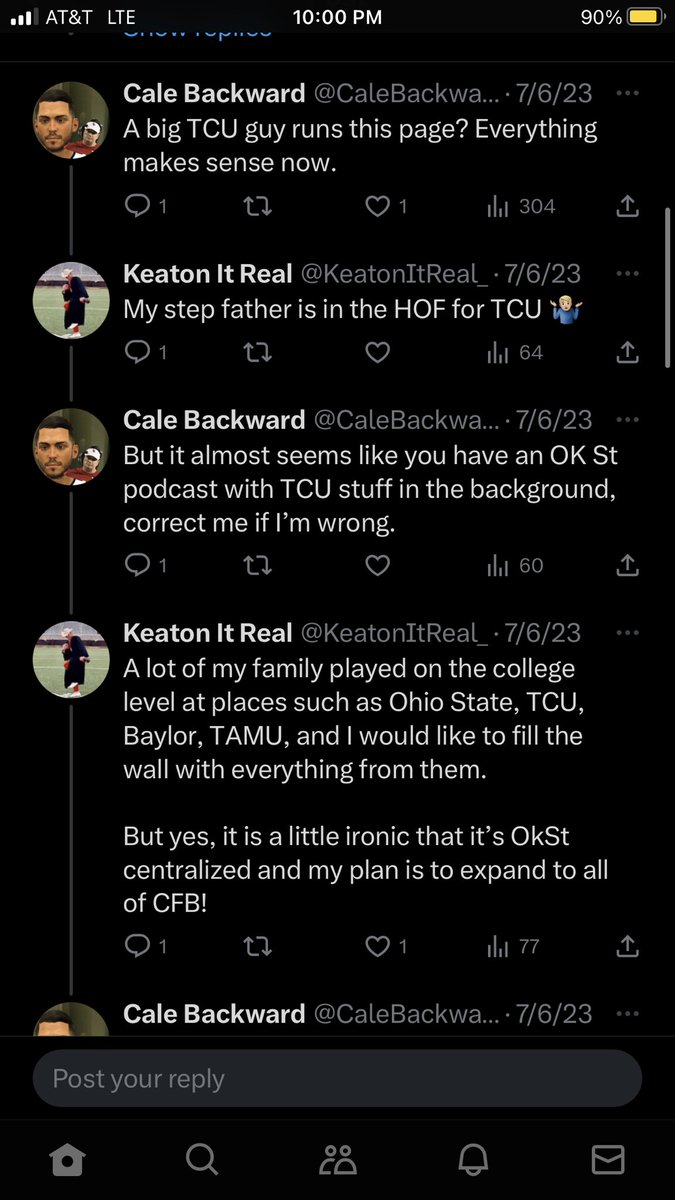 <a href="/OKSTProbs/">OKSTProbs</a> <a href="/coachcolin_osu/">colin carmichael</a> <a href="/PickloTrinity/">Trinity Picklo</a> Just can’t make this stuff up